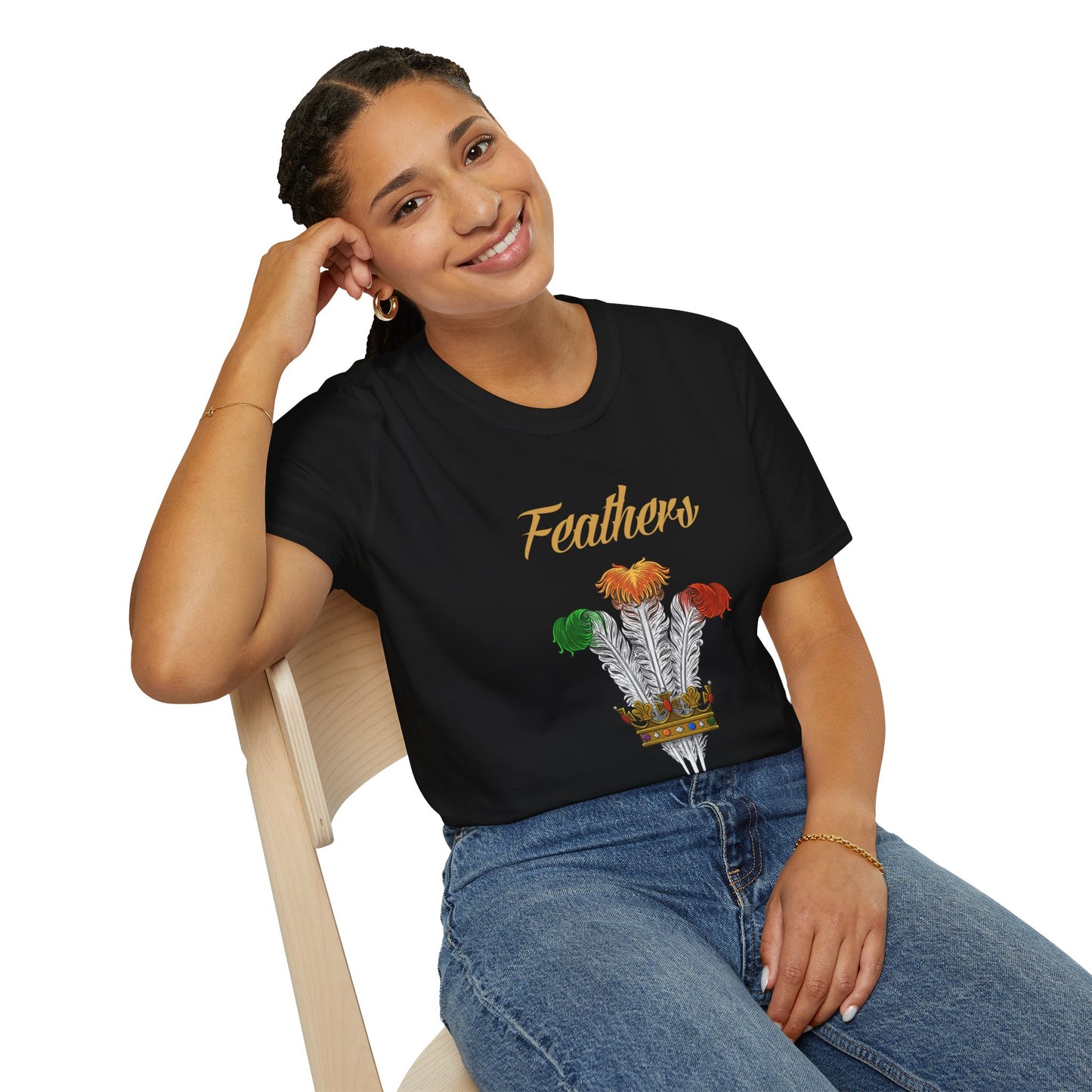 Feathers and  Crowns Logo T-Shirt