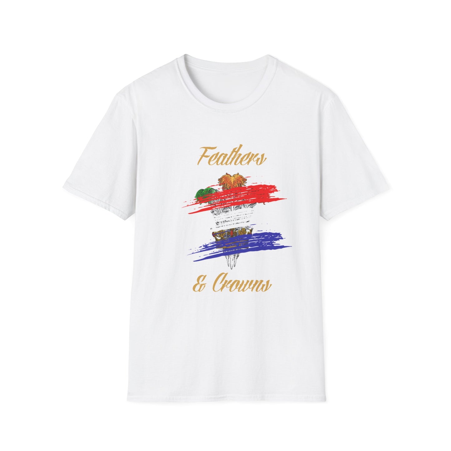 Feathers and Crowns Red, White and Blue T-Shirt