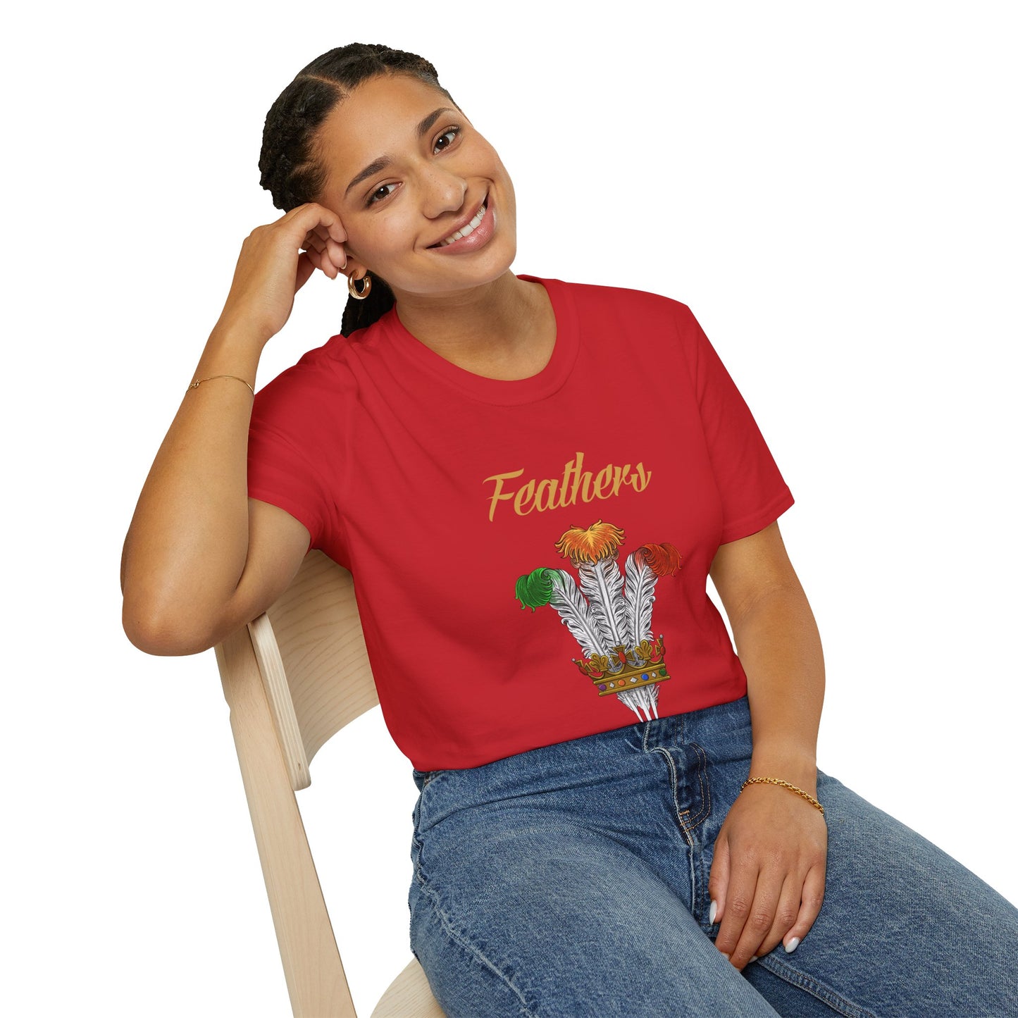 Feathers and  Crowns Logo T-Shirt