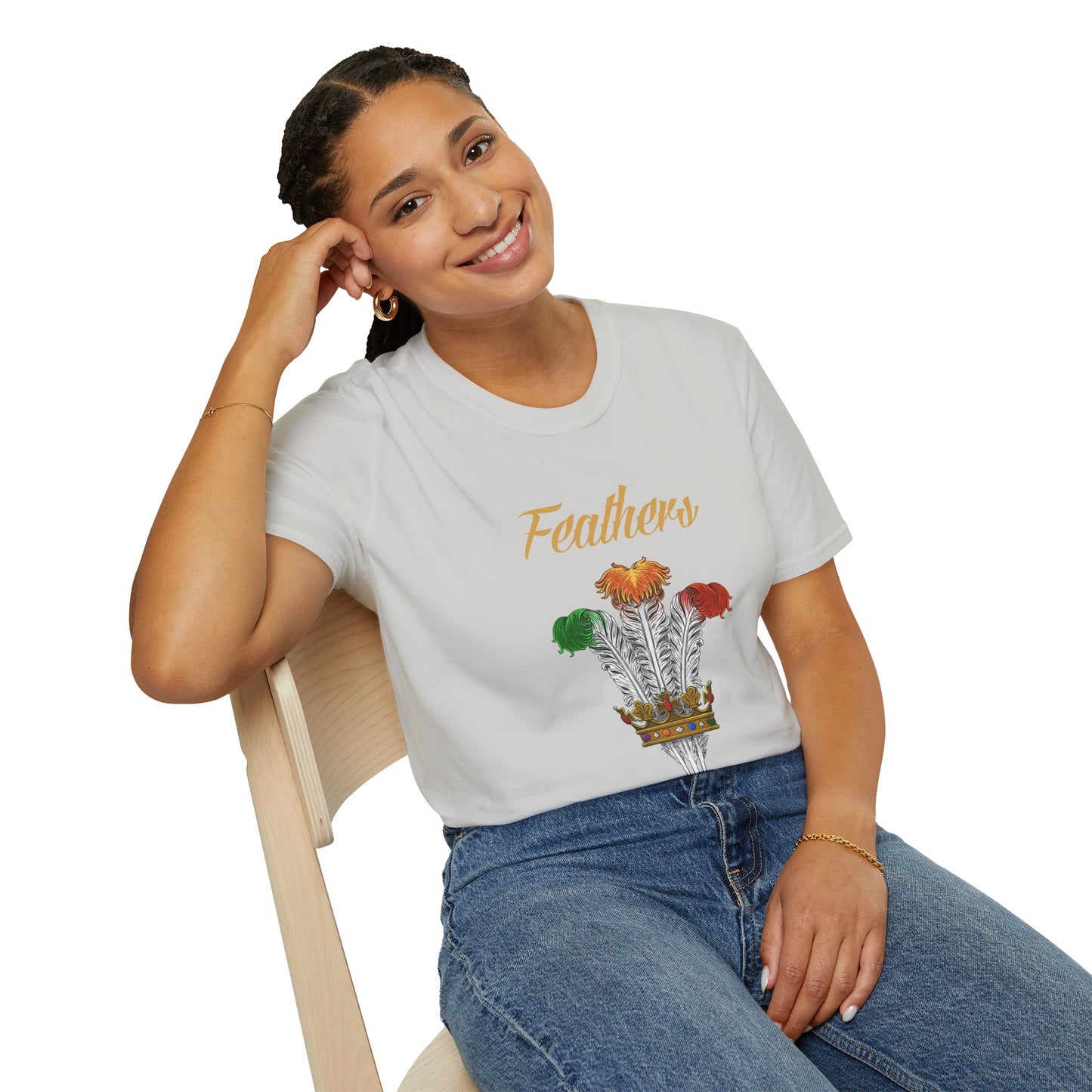 Feathers and  Crowns Logo T-Shirt